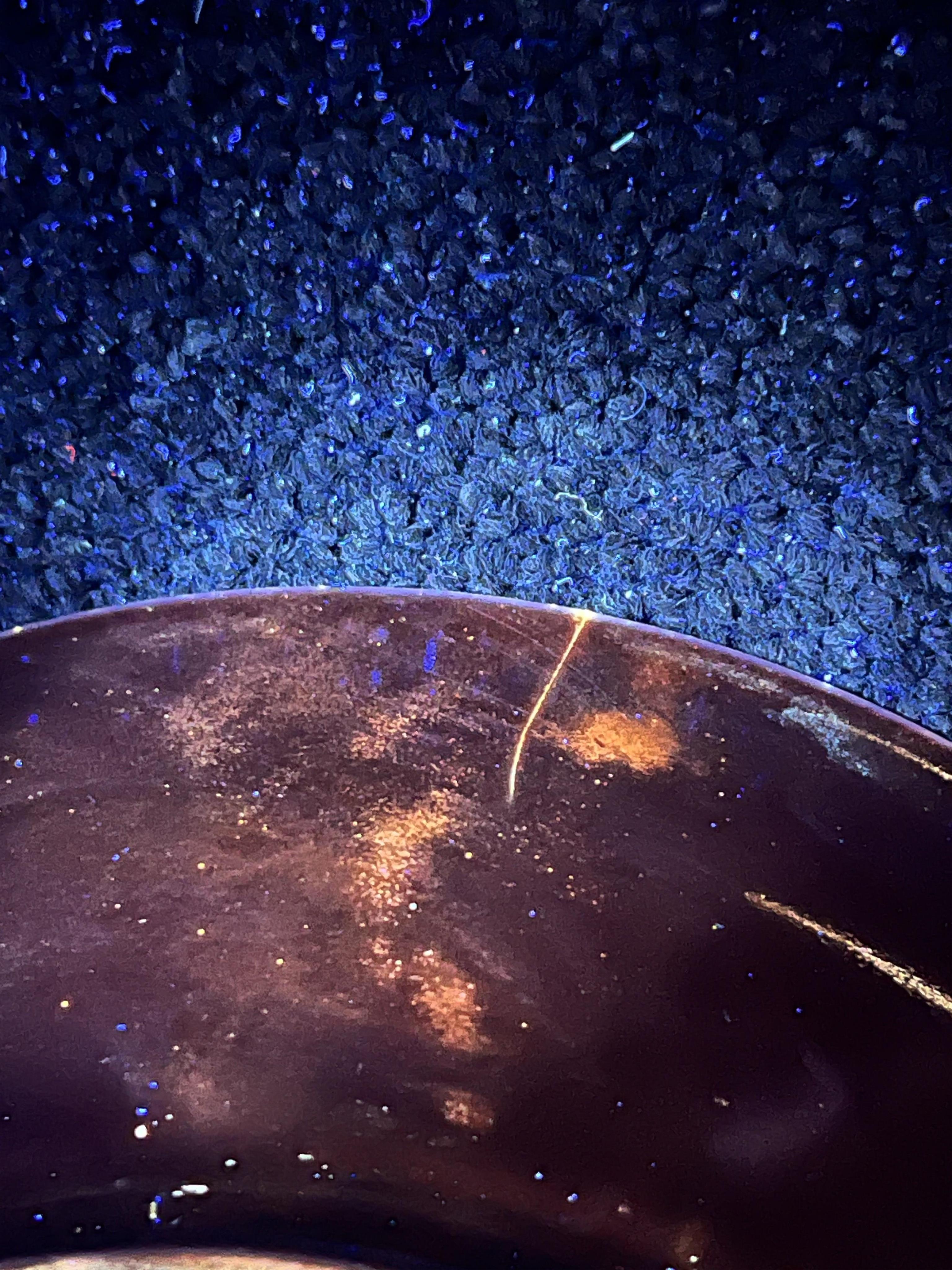 A Chinese copper-red glazed saucer dish, Qianlong six-character seal mark and of the period (1736-95)